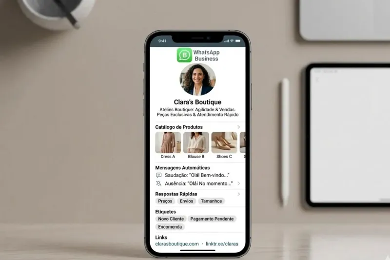 WhatsApp Business para atendimento mais profissional