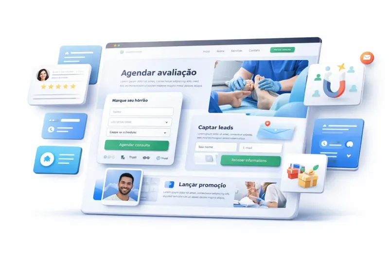 Estrutura de landing page profissional