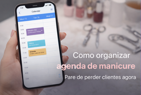 Agenda online para manicure organizada